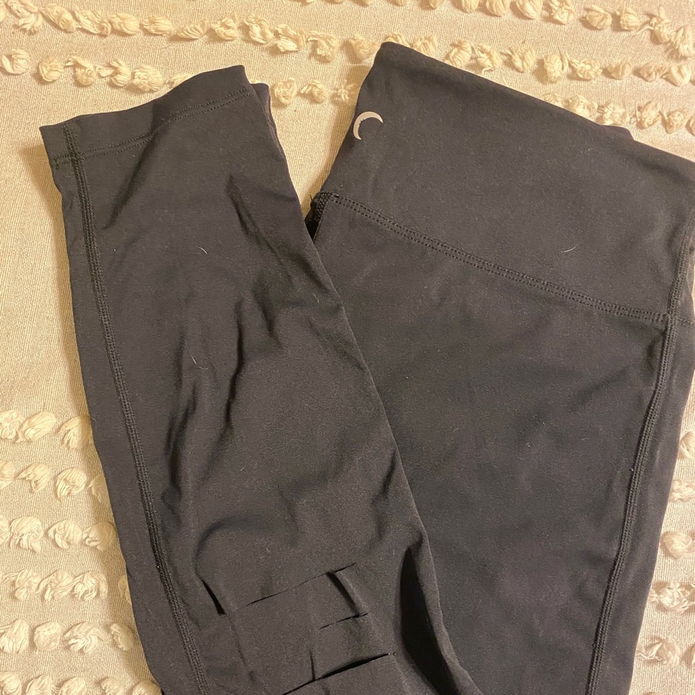 Zyia black slash leggings.